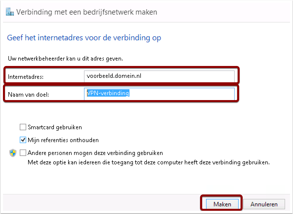 Windows 8 VPN